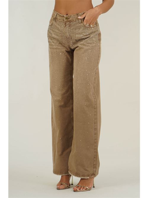 Jeans con strass Gold Digger Denim | A27W030PVISONE